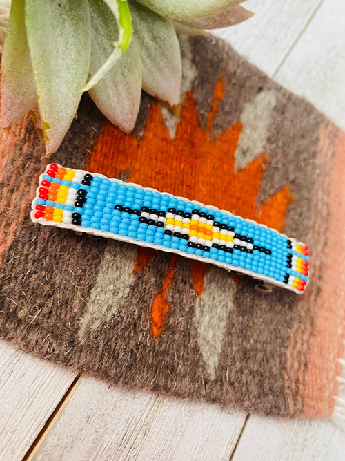 Navajo Handmade Beaded Barrette