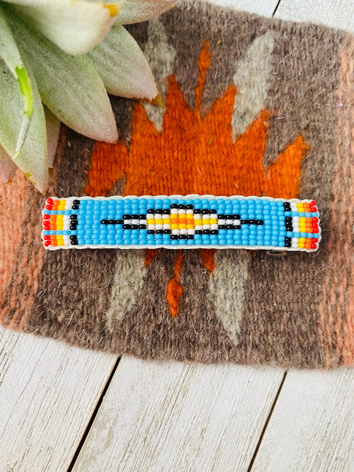 Navajo Handmade Beaded Barrette