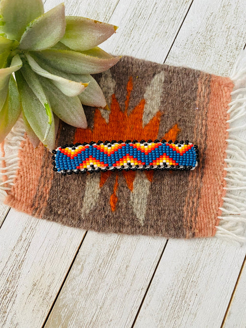 Navajo Handmade Beaded Barrette