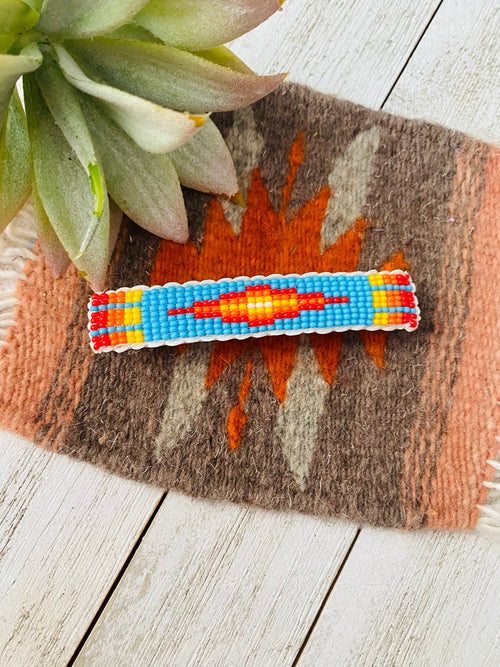 Navajo Handmade Beaded Barrette