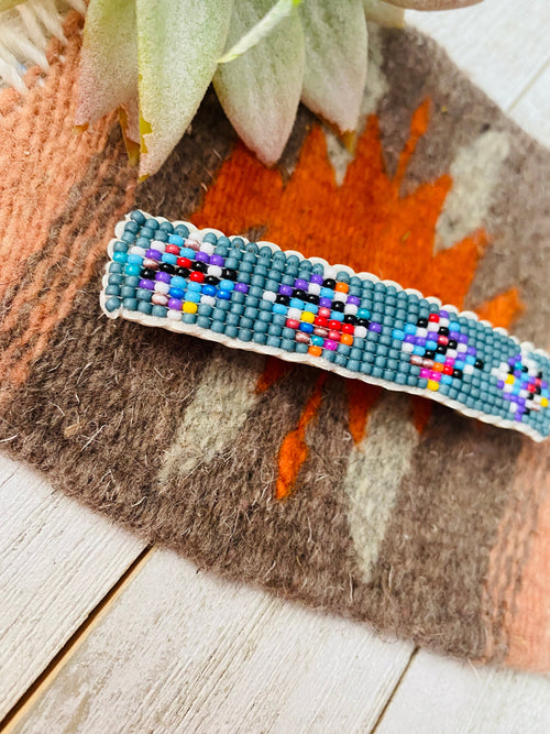 Navajo Handmade Beaded Barrette